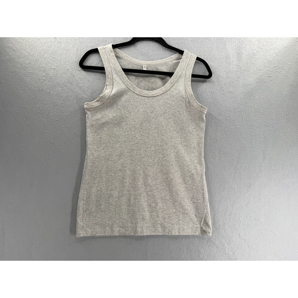 Muji Labo Tank Top Womens XS Linen Blend Coastal Minimalist Scandi Quiet Luxury